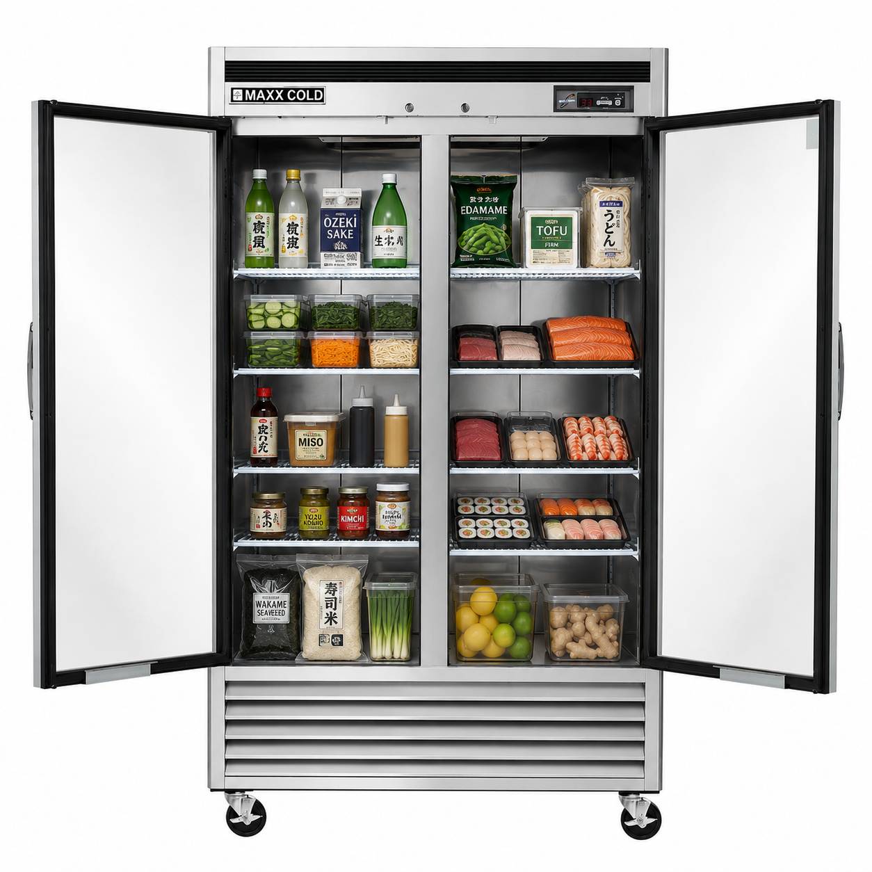 Maxx - Cold 2-Door Commercial Reach-In Refrigerator