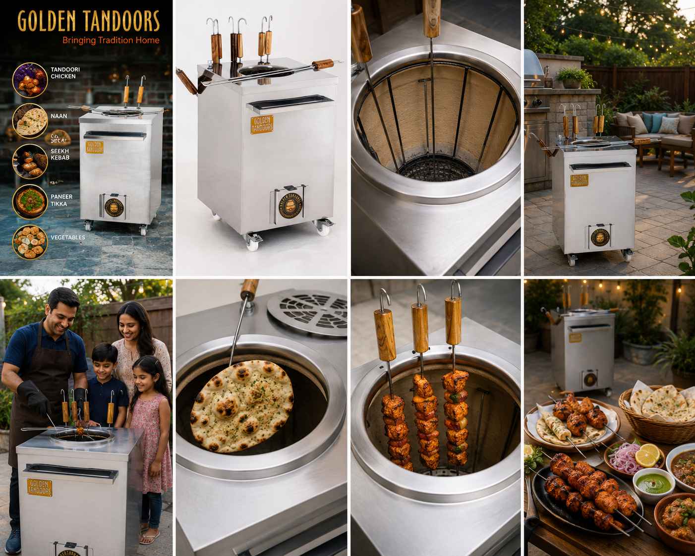 Golden Tandoors GT-525 Home Tandoor Oven – 21"