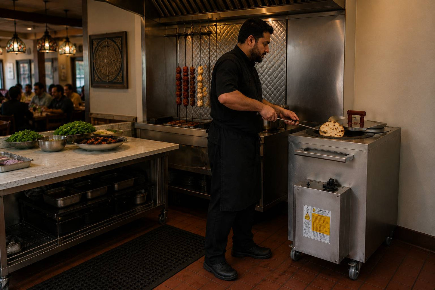Golden Tandoors - GT-5100 Commercial Gas Tandoor Oven | Food Truck & Catering Tandoor