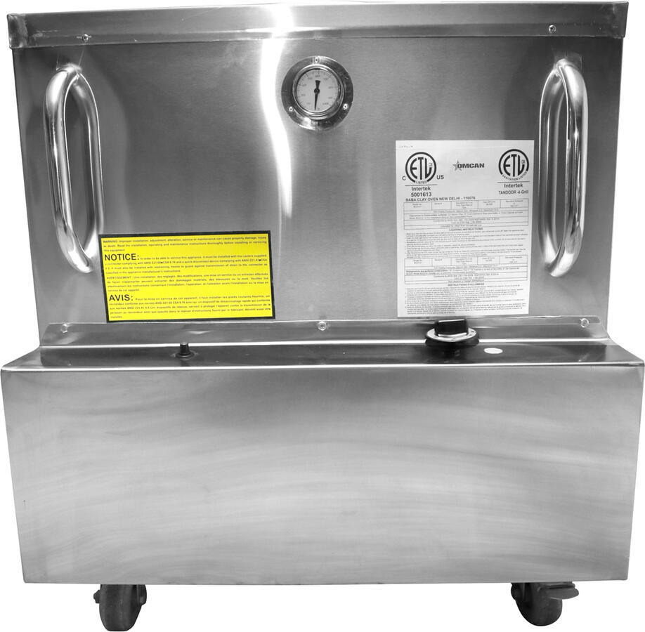 Omcan - 28" x 30"  Natural Gas Tandoor Oven