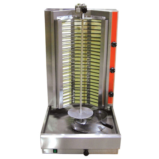 Omcan - Commercial Shawarma Machine & Electric Vertical Broiler (66 lb Capacity)