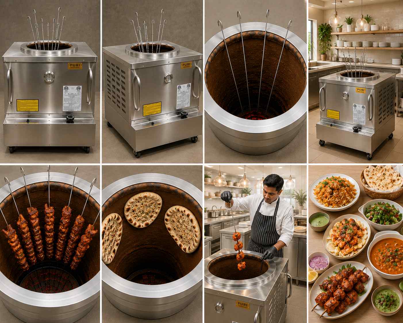 Puri - 34” Commercial Gas Tandoor Oven