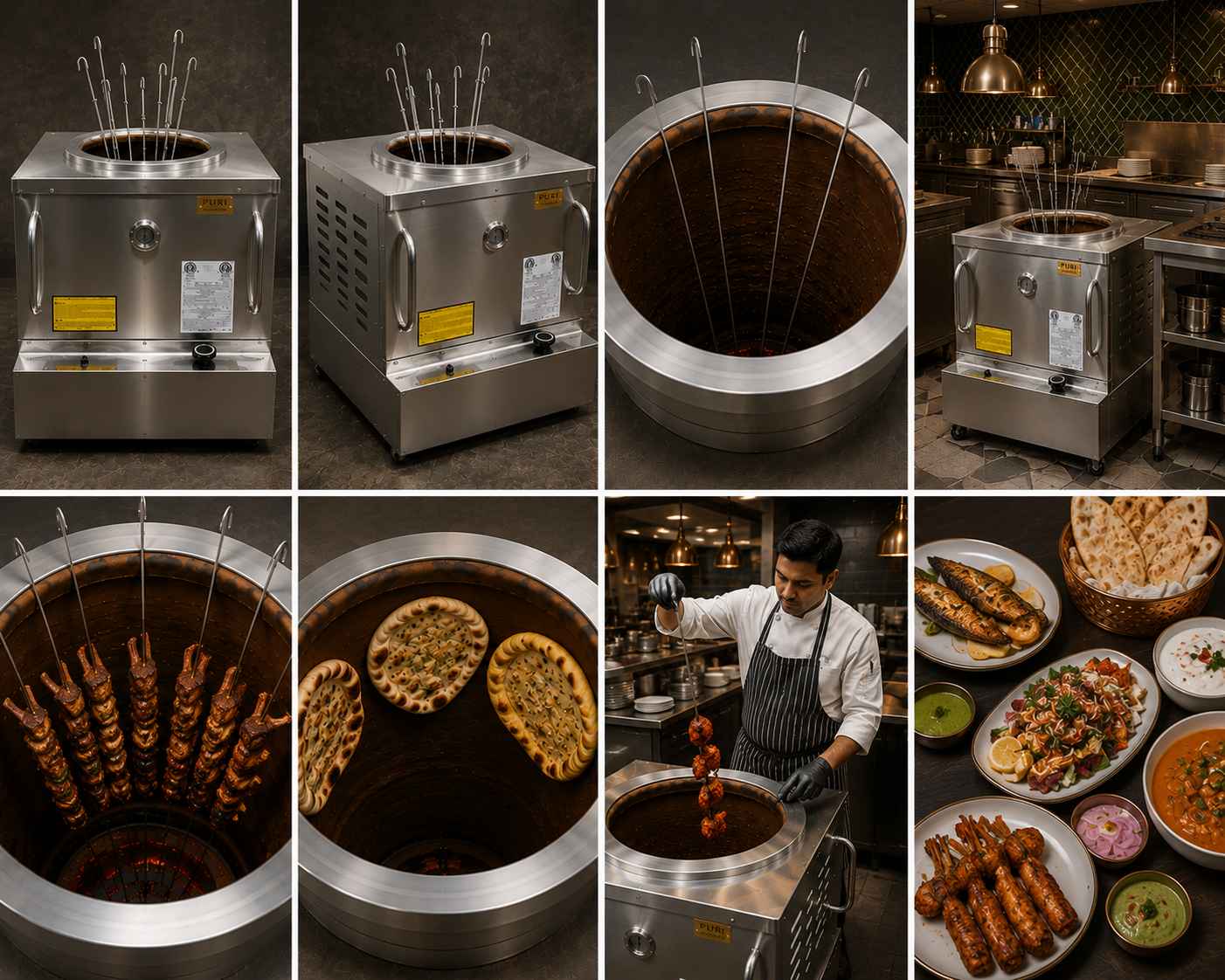 Puri - 32” Commercial Gas Tandoor Oven