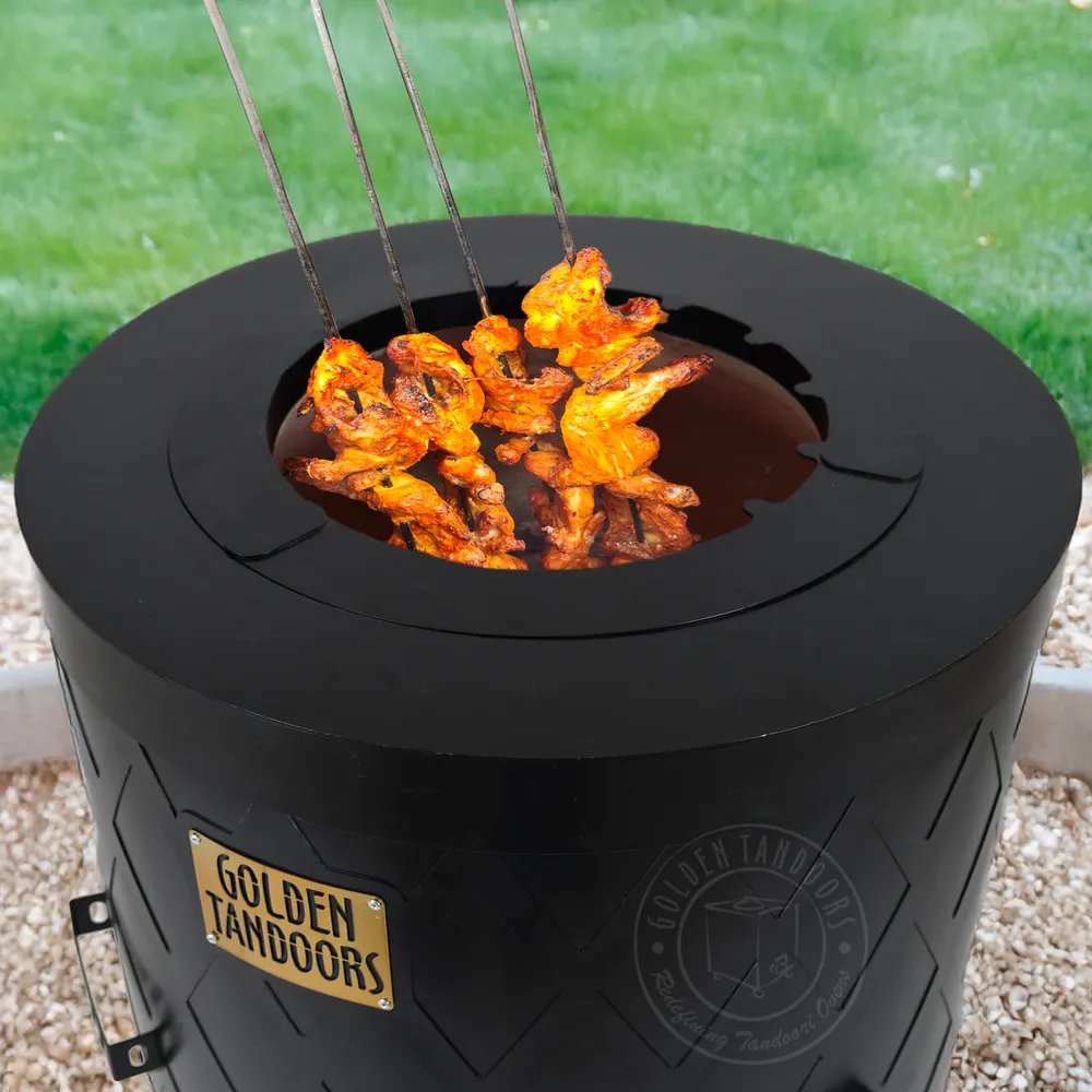 Golden Tandoors - Designer Large Tandoor Oven (Black)